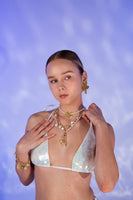Sienna Sequin Embroidery Bikini Top