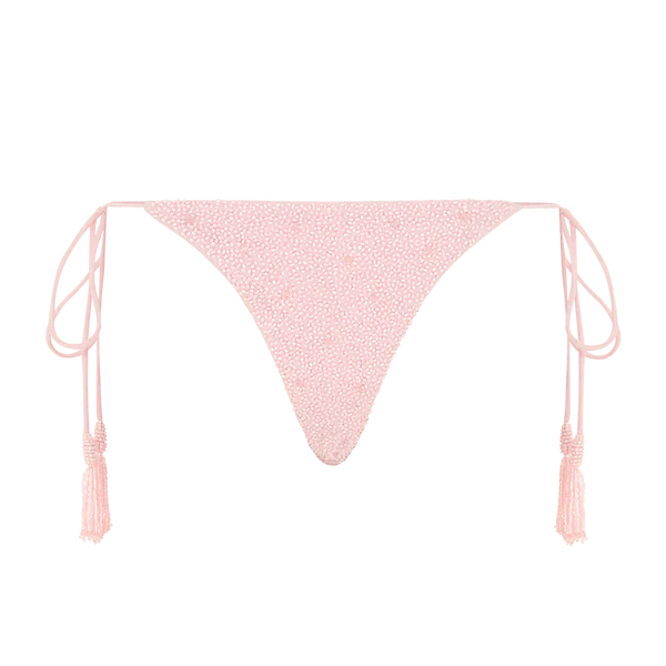 Nixie Tropical Low Coverage Bikini Bottoms Pink