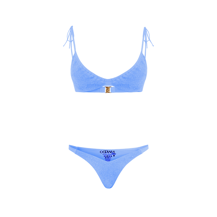 Ariel Hand Embroidered Underwire Bikini Bottom