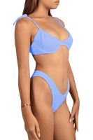 Ariel Hand Embroidered Underwire Bikini Top