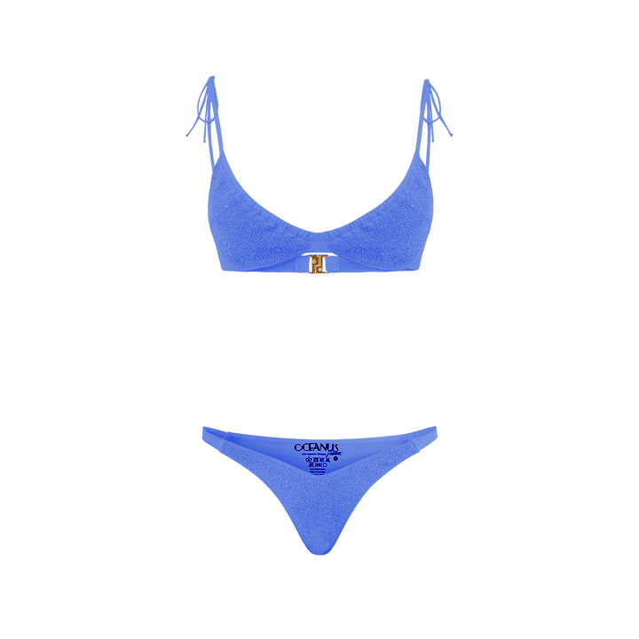 Ariel Hand Embroidered Underwire Bikini Top