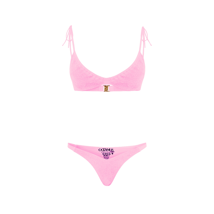 Ariel Hand Embroidered Underwire Bikini Top